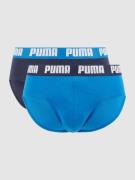 Puma Slip mit Stretch-Anteil im 2er-Pack in Royal, Größe S