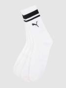 Puma Socken mit Stretch-Anteil im 4er-Pack in Weiss, Größe 39-42