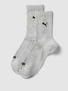 Puma Socken mit Label-Details im 2er-Pack in Silber Melange, Größe 35/...
