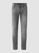 Replay Slim Fit Jeans mit Stretch-Anteil Modell 'Anbass' in Mittelgrau...