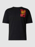 Replay T-Shirt mit Motiv-Print und Rundhalsausschnitt in Black, Größe ...