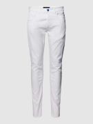 Replay Slim Fit Jeans mit Knopfverschluss Modell 'WILLBI' in Weiss, Gr...