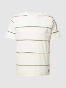 Rip Curl T-Shirt mit Streifenmuster in Offwhite, Größe S