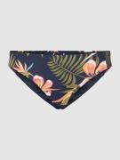 Roxy Bikini-Slip mit floralem Print Modell 'INTO THE SUN' in Marinebla...