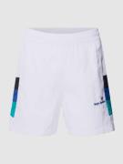 SERGIO TACCHINI Shorts mit Logo-Stitching Modell 'MACAO' in Weiss, Grö...