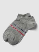 Tommy Hilfiger Sneakersocken mit Kontraststreifen in Mittelgrau, Größe...