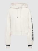 Tommy Hilfiger Hoodie mit Label-Print in Offwhite, Größe L