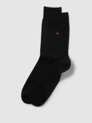 Tommy Hilfiger Socken mit Logo-Stitching im 2er-Pack in Black, Größe 3...