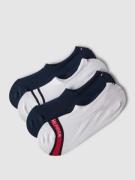 Tommy Hilfiger Füßlinge mit Label-Detail im 4er-Pack Modell 'FOOTIE 4P...