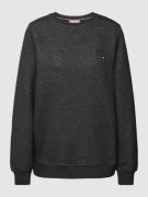 TOMMY HILFIGER Sweatshirt mit Label-Stitching Modell 'ORIGINAL' in Dun...