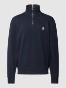 Tommy Hilfiger Sweatshirt mit Stehkragen in Marine, Größe S