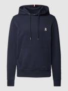 Tommy Hilfiger Hoodie mit Label-Stitching Modell 'MONOGRAM' in Marine,...