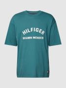 Tommy Hilfiger T-Shirt mit Logo-Stitching Modell 'ARCHIVE' in Bottle, ...