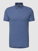 Tommy Hilfiger Slim Fit Poloshirt Modell '1985' in Jeansblau, Größe XL