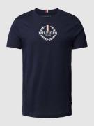 Tommy Hilfiger Slim Fit T-Shirt mit Rundhalsausschnitt in Marine, Größ...