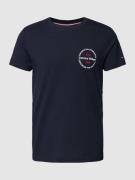 Tommy Hilfiger Slim Fit T-Shirt mit Rundhalsausschnitt in Marine, Größ...