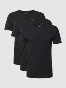 Tommy Hilfiger T-Shirt mit abgerundetem V-Ausschnitt im 3er-Pack in Bl...