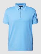 Tommy Hilfiger Slim Fit Poloshirt mit kurzem Reißverschluss in Blau, G...