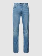 Tommy Hilfiger Slim Fit Jeans mit Knopfverschluss Modell 'DENTON' in B...