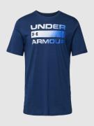 Under Armour T-Shirt mit Label-Print Modell 'TEAM ISSUE' in Anthrazit,...