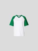 Victoria Beckham T-Shirt aus reiner Bio-Baumwolle in Weiss, Größe XS