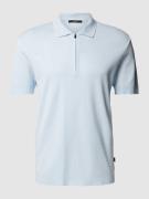 Windsor Regular Fit Poloshirt mit Label-Detail in Hellblau, Größe S
