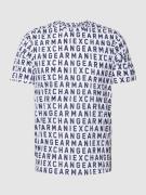 ARMANI EXCHANGE T-Shirt mit Label-Muster in Weiss, Größe S