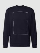 ARMANI EXCHANGE Sweatshirt mit Label-Print in Marine, Größe S
