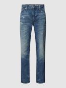 ARMANI EXCHANGE Slim Fit Jeans im Destroyed-Look in Blau, Größe 31/32