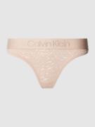 Calvin Klein Underwear String mit Spitze Modell 'INTRINSIC' in Beige, ...