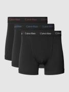 Calvin Klein Underwear Trunks mit elastischem Bund im 3er-Pack in Blac...