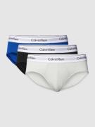 Calvin Klein Underwear Slip mit elastischem Bund im 3er-Pack in Royal,...