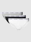 Calvin Klein Underwear Slip in unifarbenem Design im 3er-Pack in Hellg...