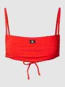 Calvin Klein Underwear Bikini-Oberteil mit Karree-Ausschnitt in Rot, G...