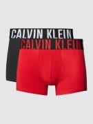 Calvin Klein Underwear Trunks mit Label-Bund im 3er-Pack in Rot, Größe...