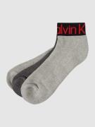 CK Calvin Klein Quarter-Socken im 3er-Pack in Rot, Größe 40-46