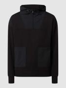 CK Calvin Klein Hoodie mit Reißverschlusstaschen in Black, Größe S