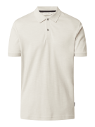 CK Calvin Klein Poloshirt aus Slub Jersey in Offwhite, Größe M
