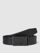 CK Calvin Klein Ledergürtel mit Pinschließe in Black, Größe 85