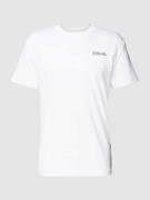 G-Star Raw T-Shirt mit Logo-Print in Weiss, Größe S