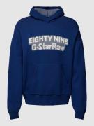 G-Star Raw Strickpullover mit Label-Print in Royal, Größe M