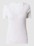 Hanro T-Shirt aus Baumwolle Modell 'Cotton Seamless' in Weiss, Größe X...