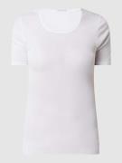 Hanro T-Shirt aus Baumwolle Modell 'Cotton Seamless' in Weiss, Größe X...