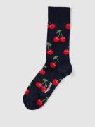 Happy Socks Socken mit Allover-Motiv Modell 'Cherry' in Marine, Größe ...