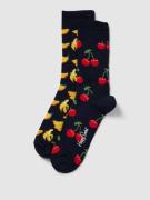 Happy Socks Socken mit Allover-Motiv im 2er-Pack in Marine, Größe 41-4...