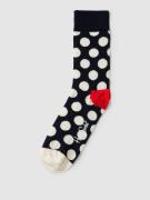 Happy Socks Socken mit Allover-Muster Modell 'BIG DOT' in Marine, Größ...