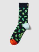 Happy Socks Socken mit Allover-Muster Modell 'Money Money' in Dunkelbl...