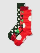 Happy Socks Socken mit Allover-Muster Modell 'Holiday Classics' im 3er...