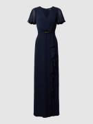 Lauren Ralph Lauren Abendkleid mit Taillengürtel Modell 'FARRYSH' in M...