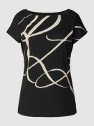 Lauren Ralph Lauren T-Shirt mit Label-Print Modell 'GRIETA' in Black, ...